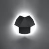 Aplică TRE negru 2x40W G9 Sollux Lighting