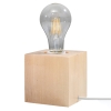 ARIZ lampă de birou din lemn natural 1x60W E 27 Sollux Lighting