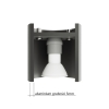 Aplică ORBIS 2 negru 2x40W G9 Sollux Lighting