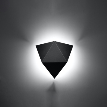 Aplică SOLIDO negru 2x40W G9 Sollux Lighting
