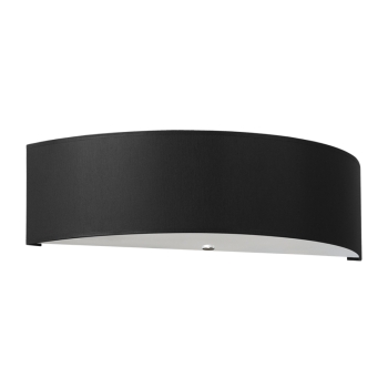 Aplică SKALA negru 2x60W E27 Sollux Lighting