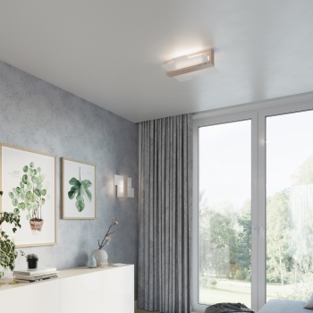 Aplică FENIKS 1 lemn natural 1x60W E27 Sollux Lighting