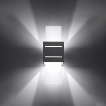 Aplică LORETO gri 1x40W G9 Sollux Lighting