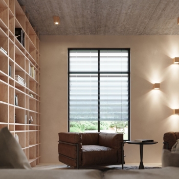 Aplică QUAD lemn natural 1x40W G9 Sollux Lighting