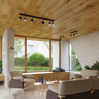 Aplică OCULARE negru 1x40W GU10 Sollux Lighting