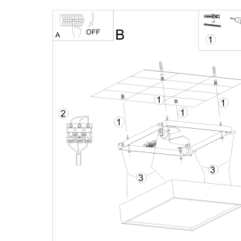 Aplică ceramică HELIOS 1x60W E27 Sollux Lighting