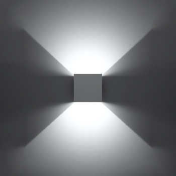 Lampă de perete LUCA alb LED IP54 1x6W LED Sollux Lighting