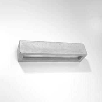 Aplică VEGA 50 concrete 1x60W E27 Sollux Lighting