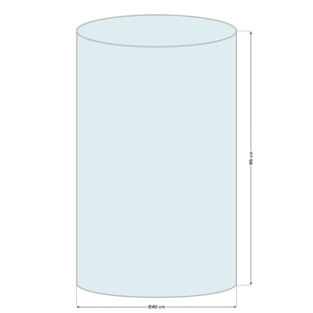 Husă de protecție pentru încălzitorul de grădină rotund 40 x 85 cm