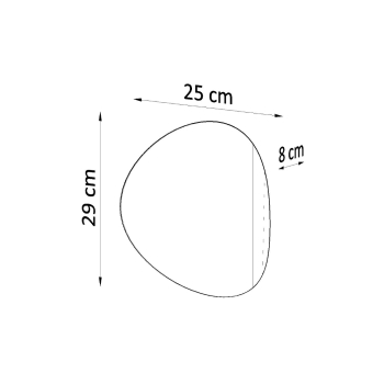 Aplică SENSES alb 2x40W G9 Sollux Lighting