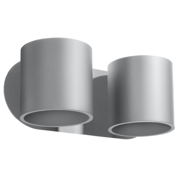 Aplică ORBIS 2 gri 2x40W G9 Sollux Lighting