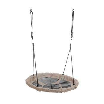 Leagăn de grădină Cuib de barză 95 cm bej