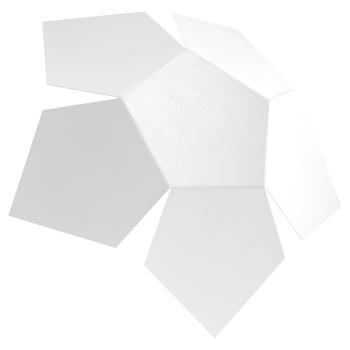 Aplică de perete PENTA alb 2x40W G9 Sollux Lighting