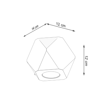 Aplică WOODY lemn natural 1x40W G9 Sollux Lighting