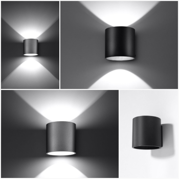 Aplică ORBIS 1 gri 1x40W G9 Sollux Lighting