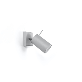 Aplică de perete RING 1 gri 1x40W GU10 Sollux Lighting