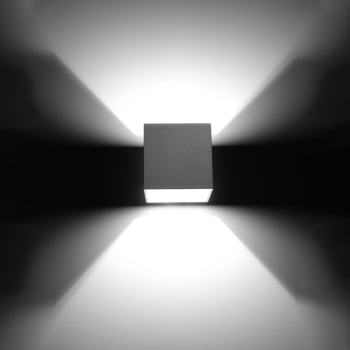Lampă de perete QUAD 1 gri 1x40W G9 Sollux Lighting