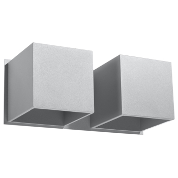 Aplică QUAD 2 gri 2x40W G9 Sollux Lighting