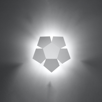 Aplică de perete PENTA alb 2x40W G9 Sollux Lighting