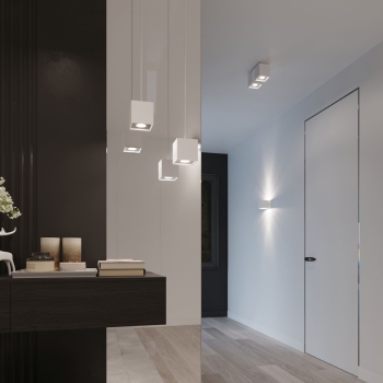 Lampă de perete QUAD 1 alb 1x40W G9 Sollux Lighting