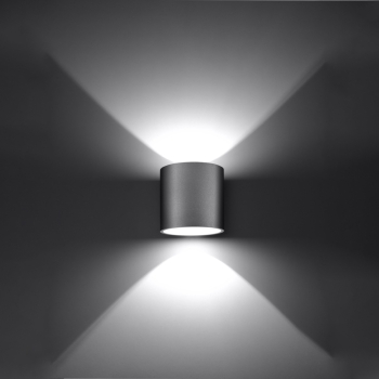 Aplică ORBIS 1 gri 1x40W G9 Sollux Lighting