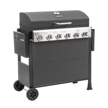Grătar pe gaz cu 6 arzătoare BRENNER 102 x 134 x 51 cm