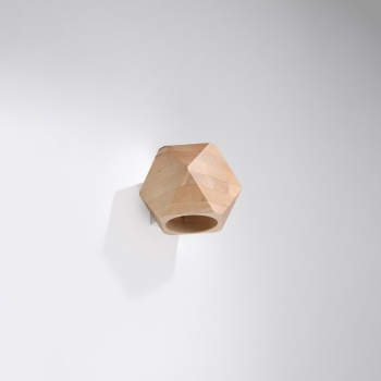 Aplică WOODY lemn natural 1x40W G9 Sollux Lighting