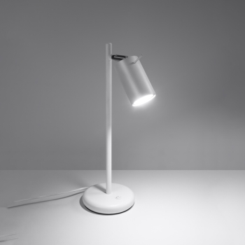 Lampă de birou RING alb 1x40W GU10 Sollux Lighting