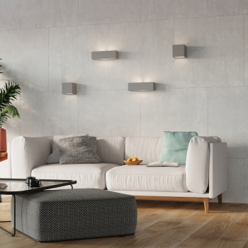 VEGA gri 1x60W E27 lampă de perete din ceramică de Sollux Lighting