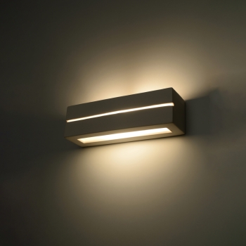 VEGA LINE 1x60W E27 lampă de perete ceramică Sollux Lighting