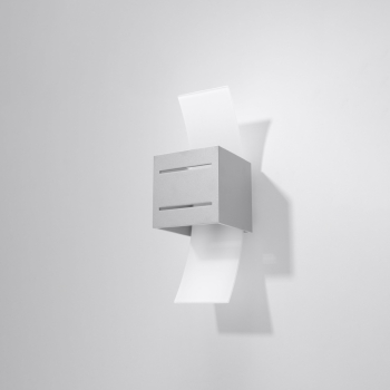 Aplică LORETO gri 1x40W G9 Sollux Lighting