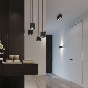 Lampă de perete QUAD 1 negru 1x40W G9 Sollux Lighting