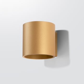 Aplică ORBIS 1 gold 1x8W G9 Sollux Lighting