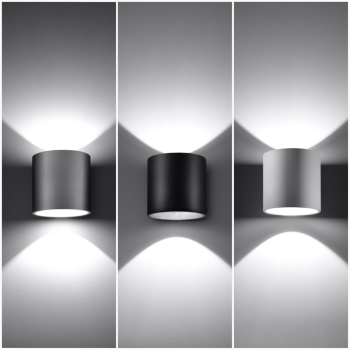 Aplică ORBIS 1 gri 1x40W G9 Sollux Lighting