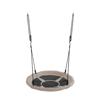 Leagăn de grădină Cuib de barză 65 cm bej