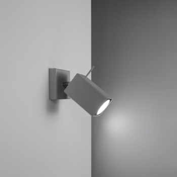 Aplică MERIDA 1 gri 1x40W GU10 Sollux Lighting