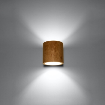 Aplică ORBIS lemn natural 1x40W G9 Sollux Lighting