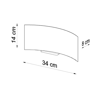 Aplică MAGNUS alb 2x40W G9 Sollux Lighting