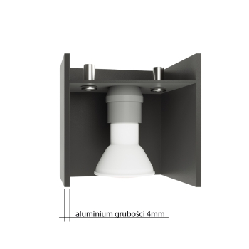 Lampă de perete QUAD 2 alb 2x40W G9 Sollux Lighting