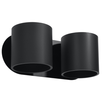 Aplică ORBIS 2 negru 2x40W G9 Sollux Lighting