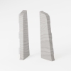 Stopper stânga+dreapta SG75 pentru plinte Arctic Oak