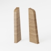 Stopper stânga+dreapta SG75 pentru plintă Oak Montana