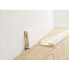Hybrid pvc plintă de plintă Alpha 80mm 2.4m negru