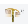 Profil de pervaz Cirrus PVC 42/0,93m Stejar rustic