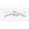 Profil de pervaz Cirrus PVC 42/0,93m Stejar rustic