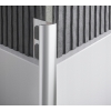 Profil exterior oval din aluminiu 8mm/1m