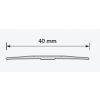 Salag SH40 Profil de prag din titan pentru găuri 40mm/0,93m