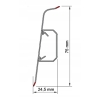 Plinta SG75 2,2m Stejar Alabastru