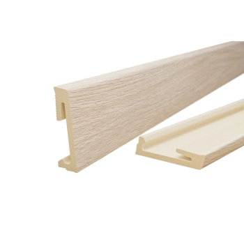 Fâșie din PVC spumant Alpha 60mm 2.2m Unique Oak