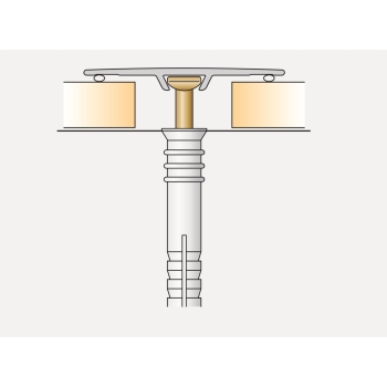 Profil de pervaz din aluminiu 35mm/0,93m Stejar suedez